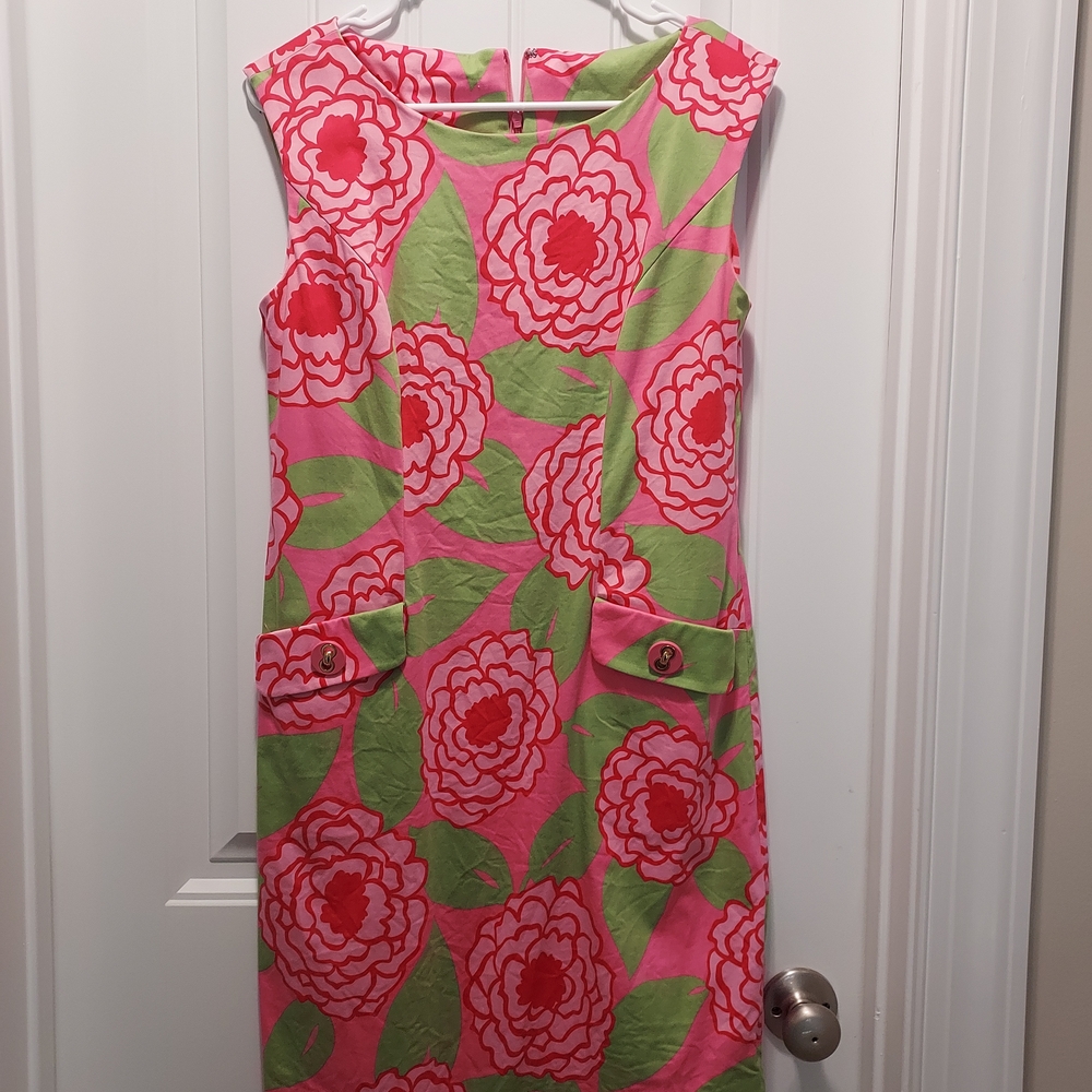 Talbott's Floral Sleeveless Dress